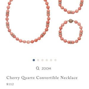 Quartz convertible necklace Chloe and Isabel